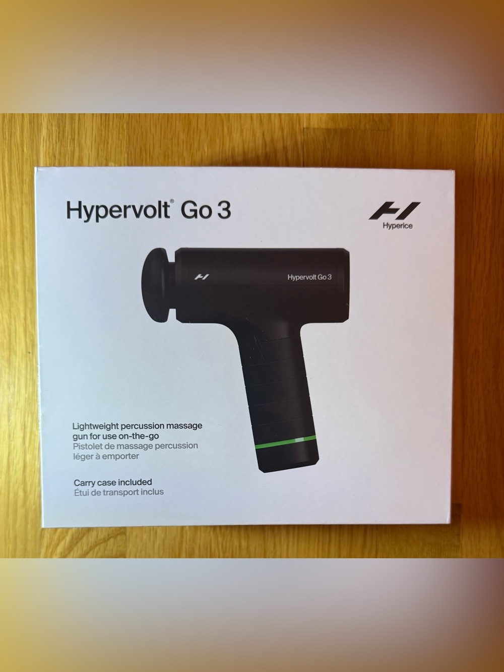 Hypervolt Go 3 Percussion Massage Gun - New in Box